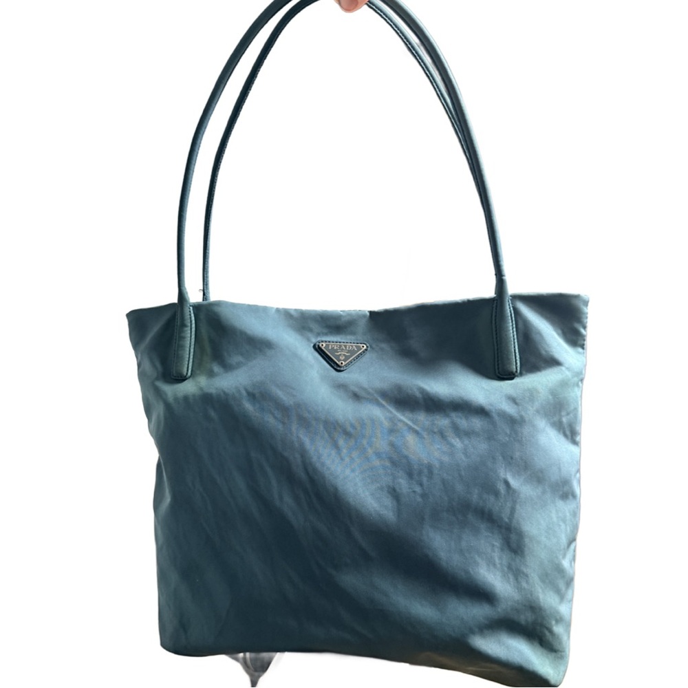 Prada Nylon Tote Bag in Denim Color - Picture 2 of 11